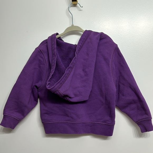 Hanna Andersson Purple French Terry Hoodie. Size 2 (80) - Picture 2 of 3